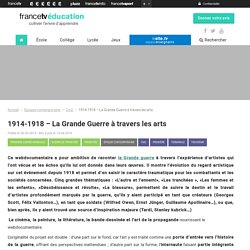 1914-1918 – La Grande Guerre à travers les arts