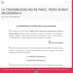 ▷ LA TRAZABILIDAD NO ES FÁCIL, PERO SÍ MUY NECESARIA-II ✅