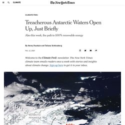 Treacherous Antarctic Waters Open Up, Just Briefly