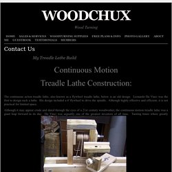 Treadle Lathe Build - WoodChux