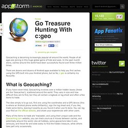 Go Treasure Hunting With c:geo