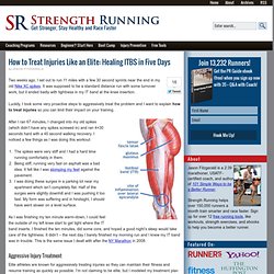 How to Treat Injuries Like an Elite: Healing ITBS in Five Days