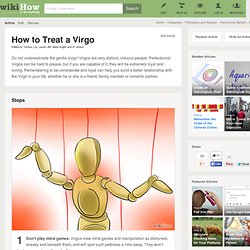 How to Treat a Virgo: 29 Steps