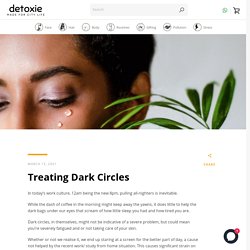 Treating Dark Circles