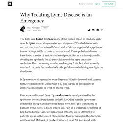Why Treating Lyme Disease is an Emergency - Steve Harrington - Medium