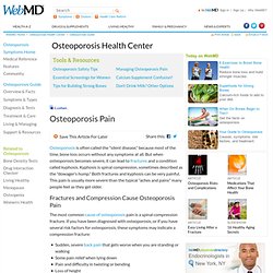 Treating Osteoporosis Pain: Back, Neck, Hip, and Other Bone Pain