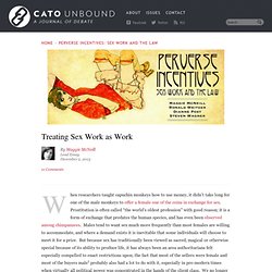 Treating Sex Work as Work
