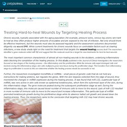 Treating Hard-to-heal Wounds by Targeting Healing Process