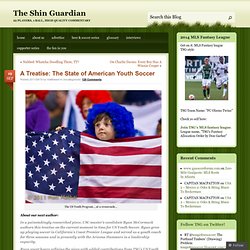 A Treatise: The State of American Youth Soccer « The Shin Guardian