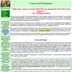 Alkalize For Health - Cancer Self-Treatment - Cancer Alternatives