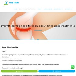 Knee pain treatment in Coimbatore