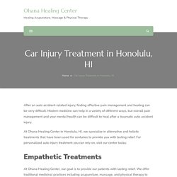Auto Injury Treatment in Honolulu, HI