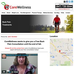 Lower back Pain Treatment & Management Center in Chicago, IL
