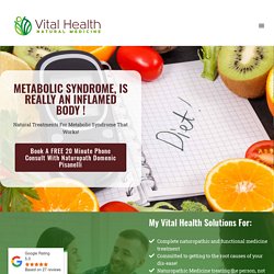 Natural treatment Metabolic syndrome Melbourne