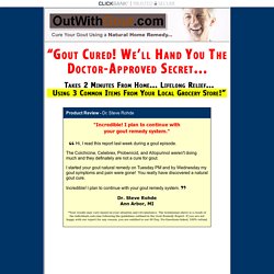 Natural Gout Remedies Cure