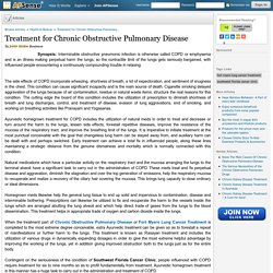 Treatment for Chronic Obstructive Pulmonary Disease