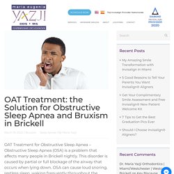 OAT Treatment for Obstructive Sleep Apnea