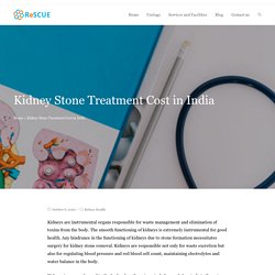 Kidney Stone Treatment Cost in India - ReSCUE Urology Hospital Blog