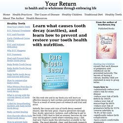 Tooth Decay Natural Treatments, Stop Tooth Cavities, Reverse Cavities Naturally