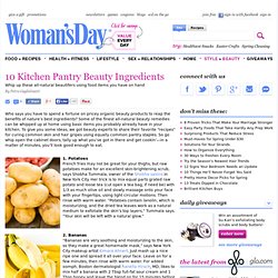 Home Spa Recipe Treatments - Natural Beauty Recipes at WomansDay