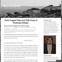 Hopi and 1848 Treaty of Gudalupe Hidalgo « Beyond the Mesas