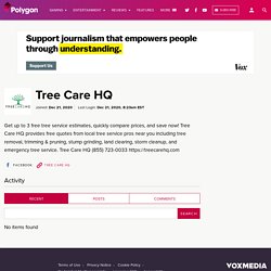 Tree Care HQ Profile and Activity