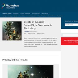 Create an Amazing Surreal-Style Treehouse in Photoshop