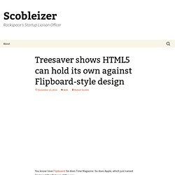 Treesaver shows HTML5 can hold its own against Flipboard-style design
