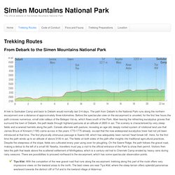 Simien Mountains National ParkSimien Mountains National Park