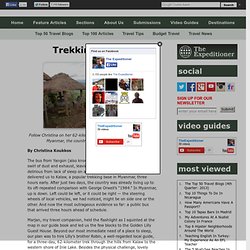 Trekking Burma - The Expeditioner Travel Magazine - The Expeditioner Travel Magazine