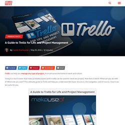 A Guide to Trello for Life and Project Management