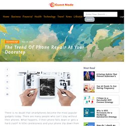 The Trend of phone Repair at Your Doorstep