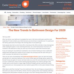The New Trends In Bathroom Design For 2020