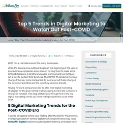 Top 5 Trends in Digital Marketing to Watch Out Post-COVID