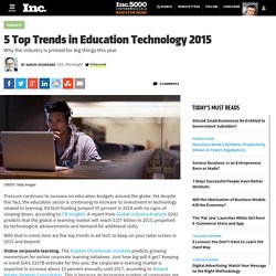 5 Top Trends in Education Technology 2015