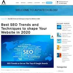 2020 SEO Trends to Get on The Top of Google Search