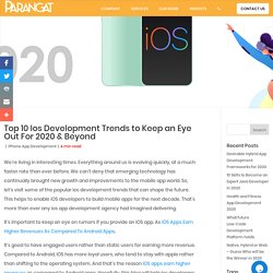 Top 10 Ios Trends to Keep an Eye Out For 2020 & Beyond