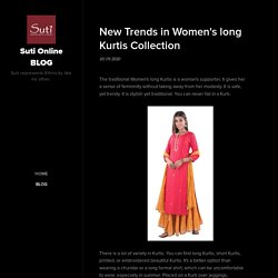 New Trends in Women's long Kurtis Collection