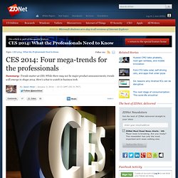 CES 2014: Four mega-trends for the professionals