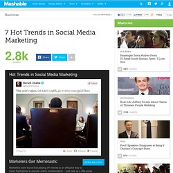 7 Hot Trends in Social Media Marketing