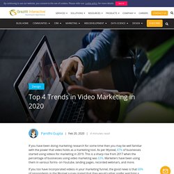 Top 4 Trends in Video Marketing in 2020