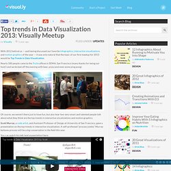Top trends in Data Visualization 2013: Visually Meetup