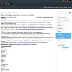 TrendSights Analysis: Guided Health