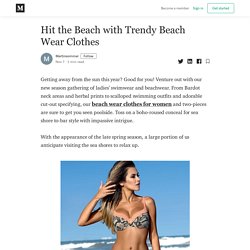 Hit the Beach with Trendy Beach Wear Clothes - Martinsommer - Medium