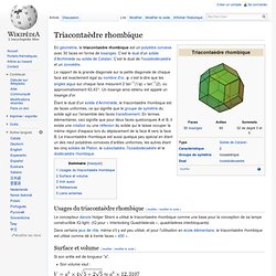 Triacontaèdre rhombique