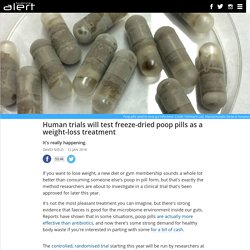 Human trials will test freeze-dried poop pills as a weight-loss treatment