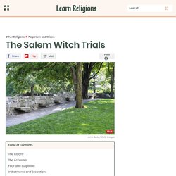 Salem Witch Trials: History and Background