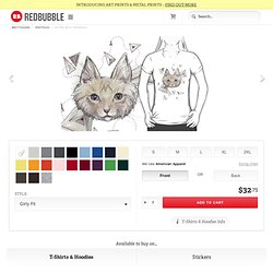 "Kitten with Trianglez" T-Shirts & Hoodies by brettisagirl