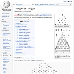Triangolo di Tartaglia