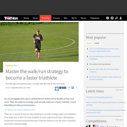 Master the walk/run strategy to become a faster triathlete - Run - 220Triathlon